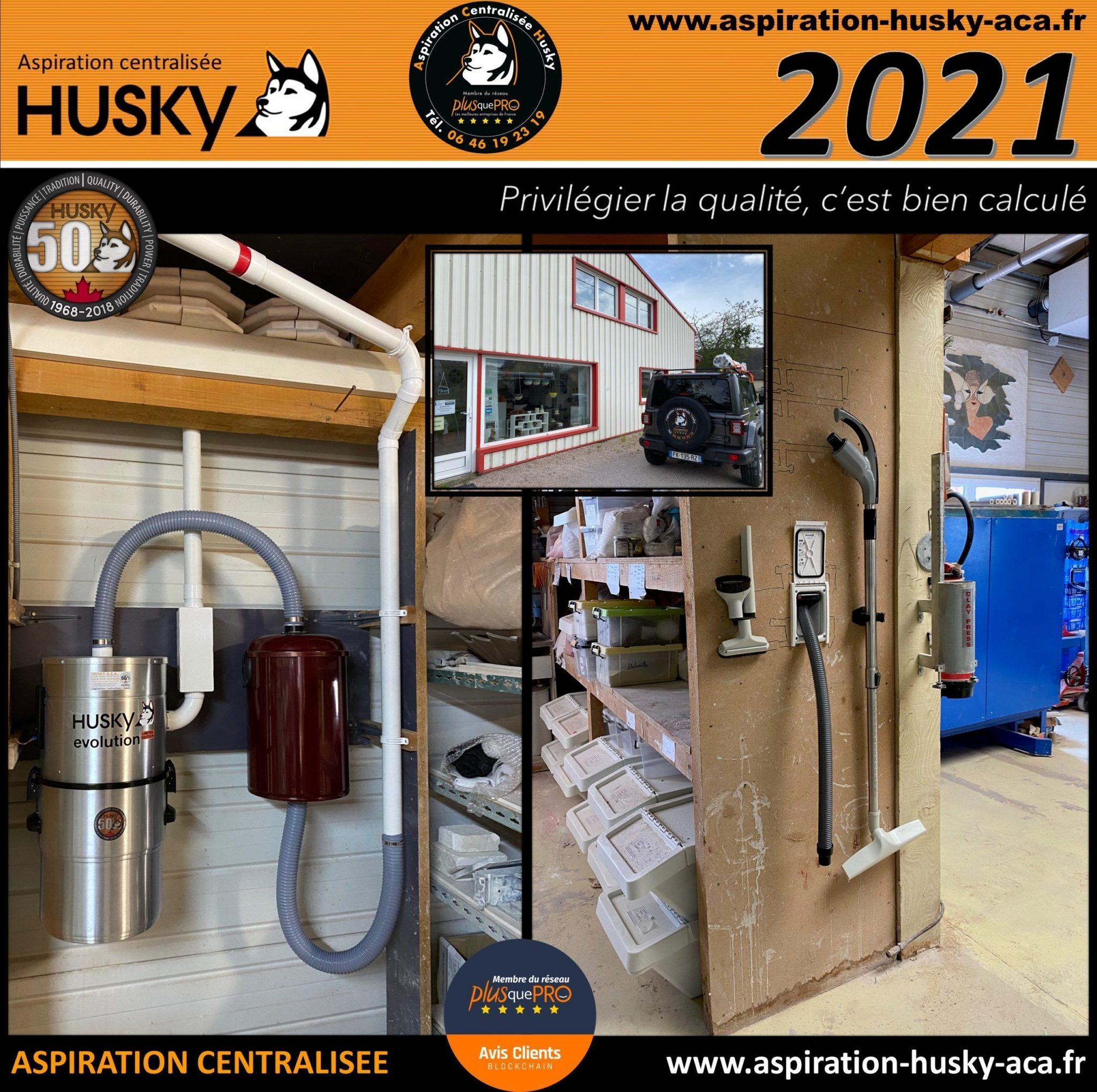 Centrale Daspiration Husky Avec Flexible R Tractable Guewenheim